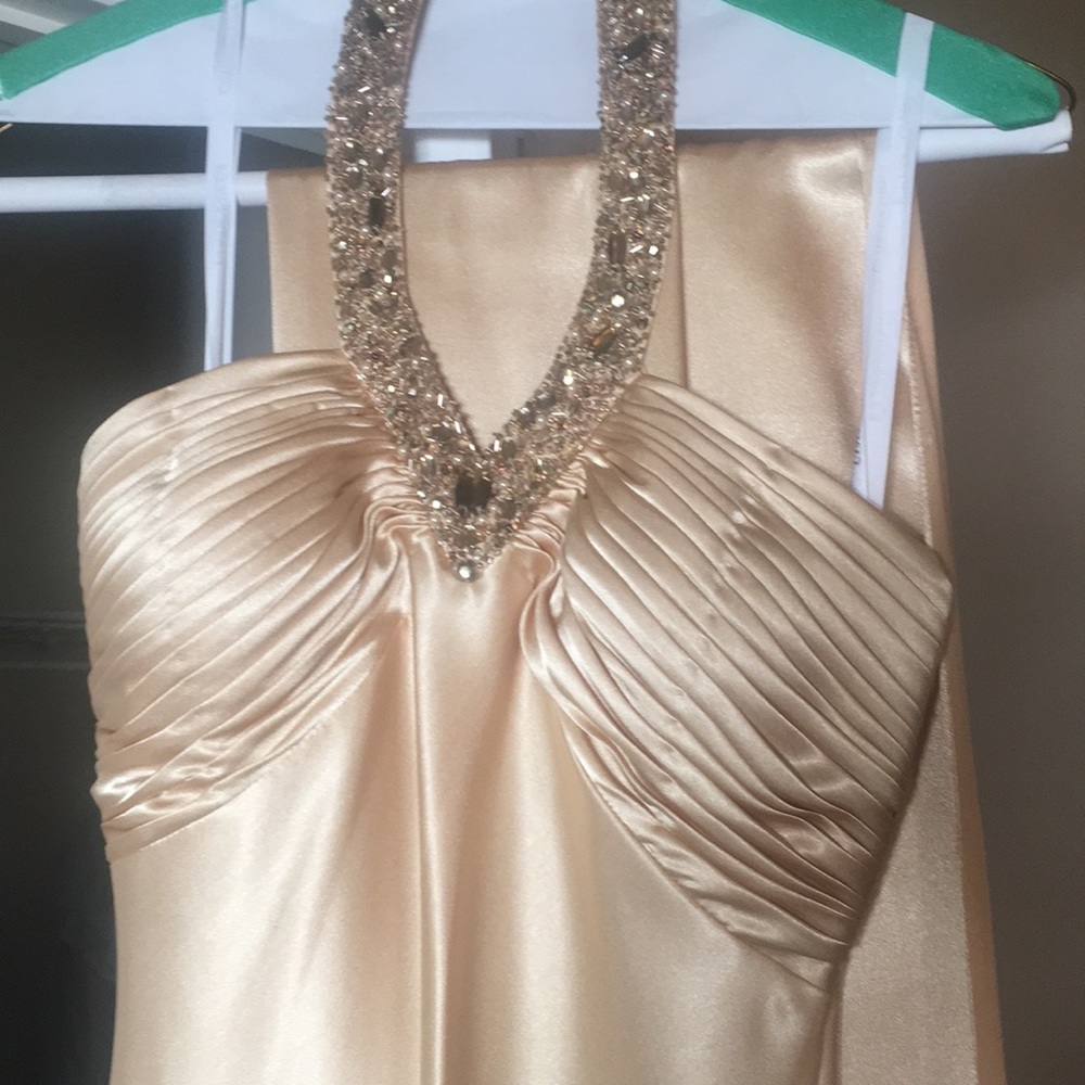 Gold dress